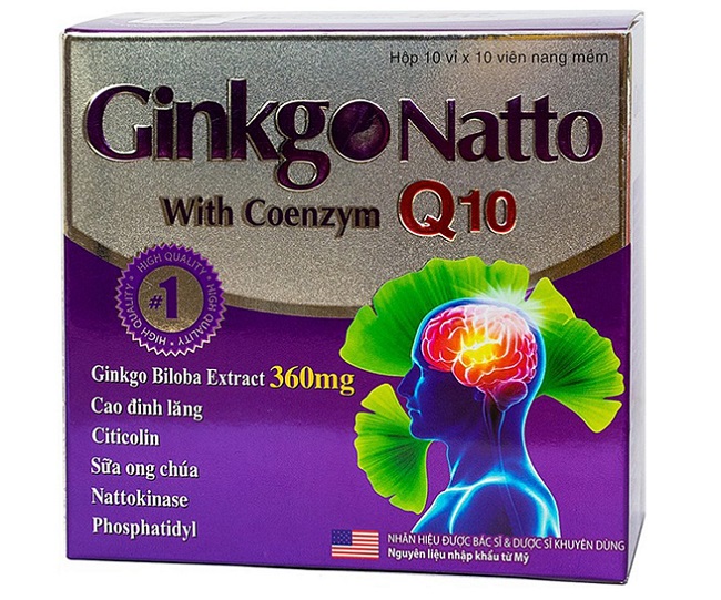 Thuốc chống đột quỵ của Mỹ - Ginkgo Natto With Coenzym Q10