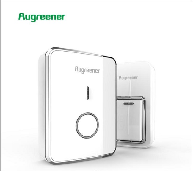 Chuông cửa không dây chống nước, không dùng pin Augreener N1