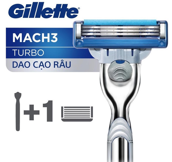 Dao cạo Gillette Mach 3 Turbo Sensitive Razor