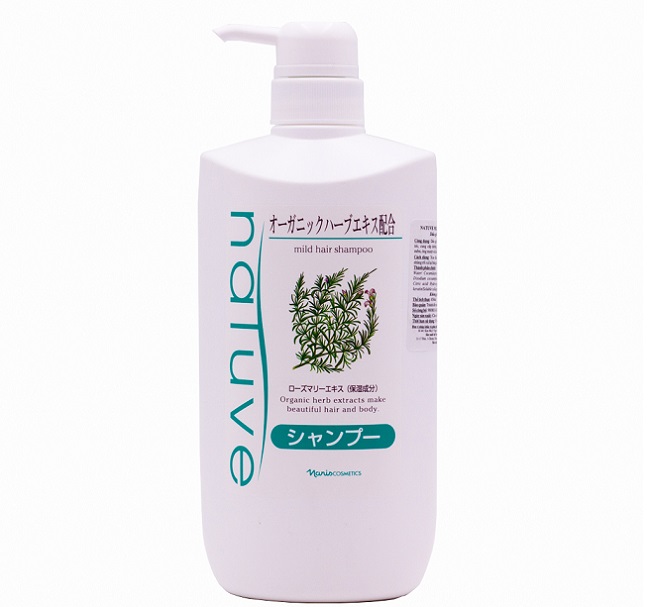 Dầu Gội Thảo Dược Nhật Bản Naris Natuve Mild Hair Shampoo