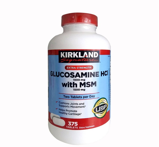 Glucosamine HCL 1500mg Kirkland của Mỹ