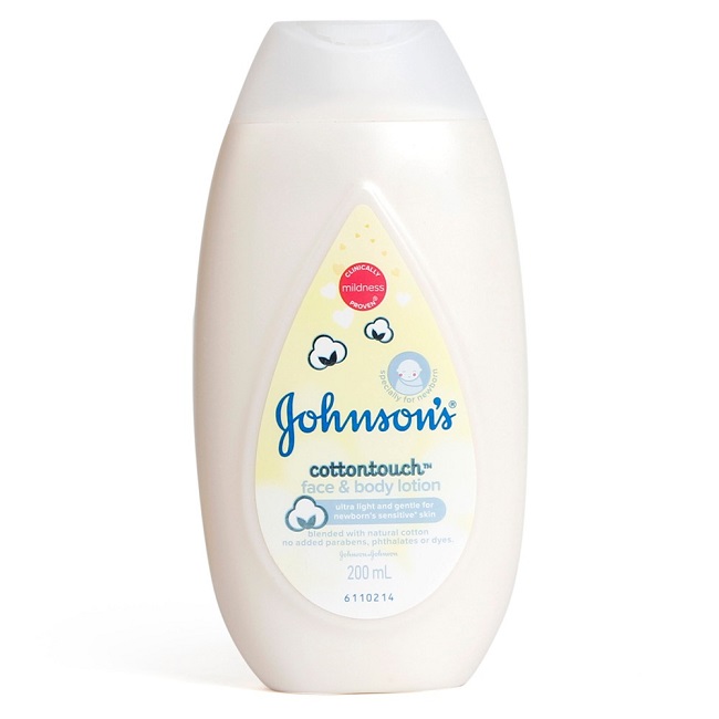 Sữa dưỡng ẩm mềm mịn Johnson's baby cotton touch 200ml