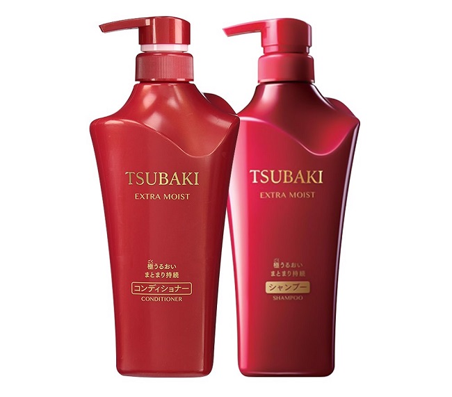 Dầu gội Tsubaki siêu cấp ẩm extra moist shampoo - Màu đỏ
