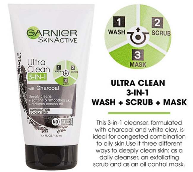 Garnier Clean+ Blackhead Eliminating Scrub