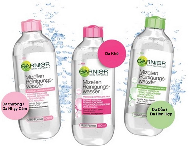 Nước tẩy trang Garnier Skin Active Micellar Cleansing Water