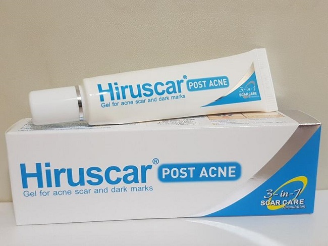 Kem trị thâm mụn lưng Hiruscar Post Acne