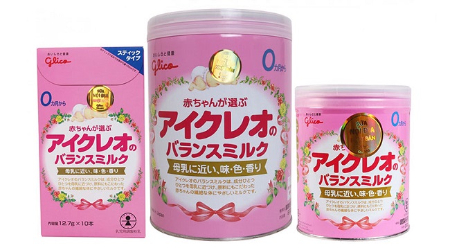 Sữa Glico – Dòng sữa tăng cân cho bé dưới 1 tuổi tốt nhất của Nhật.