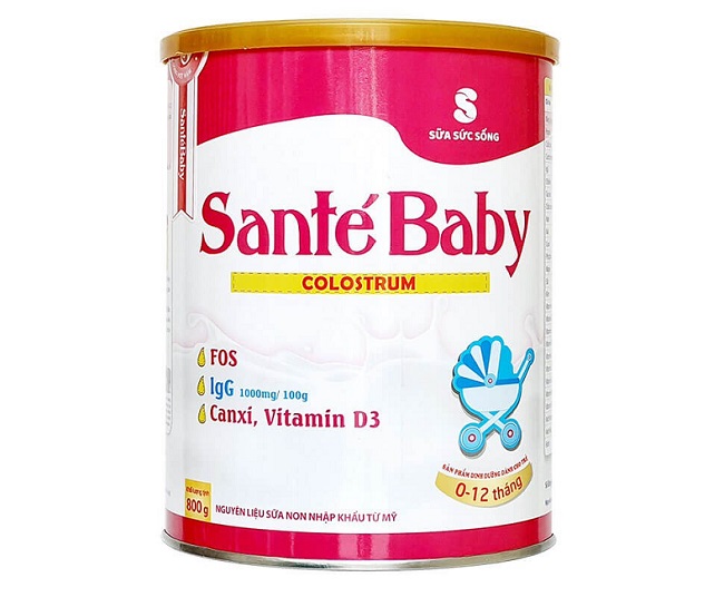 Sữa non Sante Baby tăng cân, tăng cường sức đề kháng cho bé