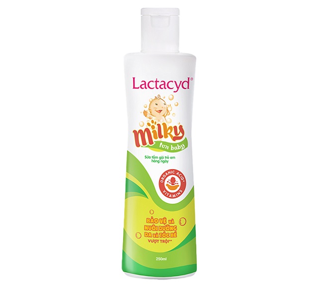 Sữa tắm Lactacyd Milky cho trẻ sơ sinh