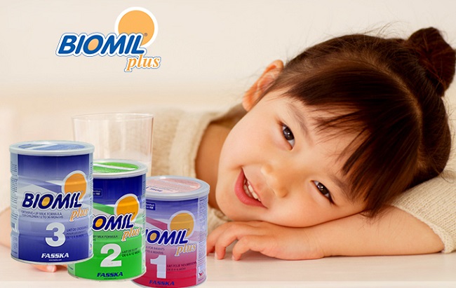 Sữa tăng cân Biomil cho bé