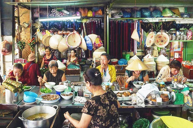 Khu Ẩm Thực Chợ Bà Hoa Sài GònKhu Ẩm Thực Chợ Bà Hoa Sài Gòn