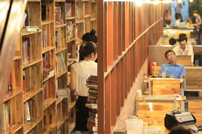 Quán Hub Book Coffee Sách Tân Bình TP HCM