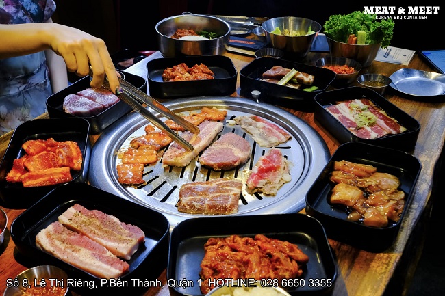 Meat and Meet BBQ là nhà hàng buffet ngon nổi tiếng ở Sài Gòn