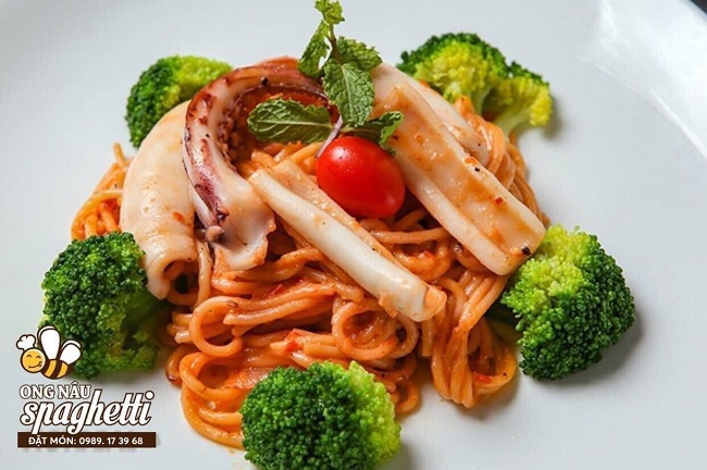 Ong Nâu Spaghetti là quán ăn nngon quận Tân Phú