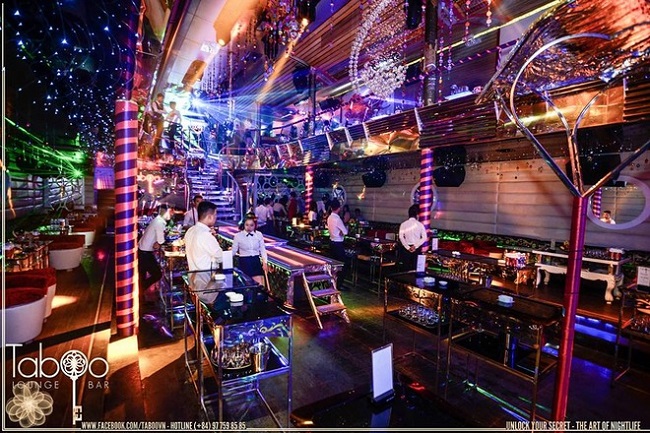 Taboo Lounge & Bar - quán bar Hà Nội nổi tiếng