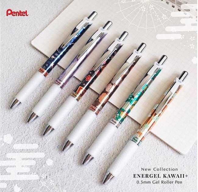 Bút Bi Gel Energel Kawaii là loại bút bi phổ biến