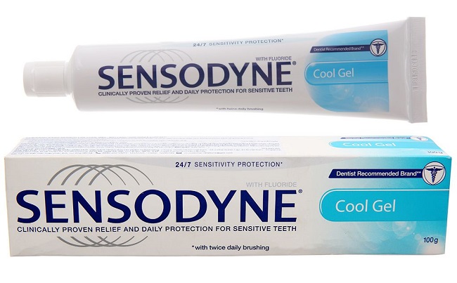 Kem đánh răng Sensodyne  là một trong những kem đánh răng tốt nhất thế giới 