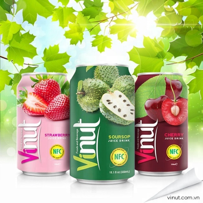 Nam Viet Foods & Beverage thương hiệu nước ép trái cây đóng chai nổi tiếng