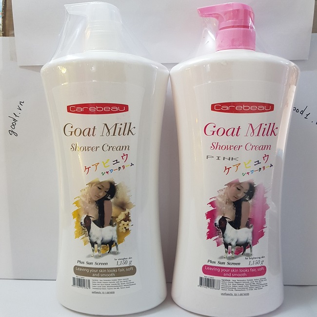 Sữa Tắm Thái Lan Trắng Da Carebeau Goat Milk 