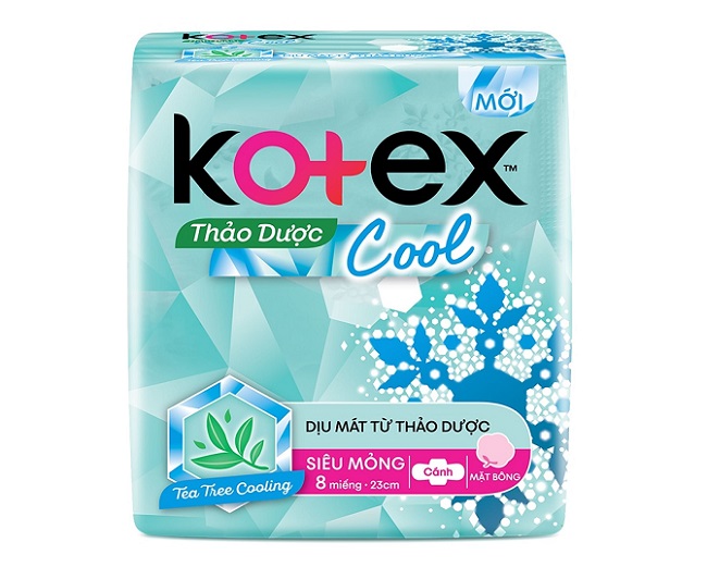 Băng vệ sinh Kotex là loại băng vệ sinh tốt nhất