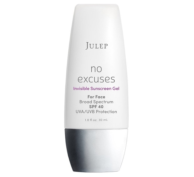 Kem chống nắng Julep No Excuses Invisible Facial Sunscreen Gel SPF 40 của Mỹ