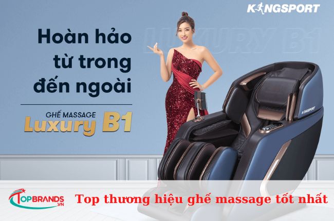 Thương hiệu ghế massage Kingsport