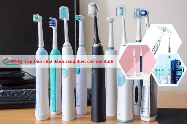 Bàn chải đánh răng điện cho gia đình