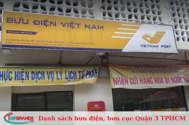 Bưu điện Quận 3 – Nguyễn Văn Trỗi