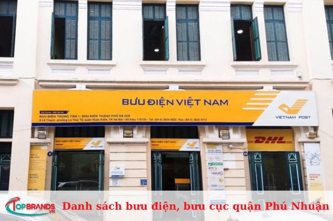 Danh sách các bưu điện, bưu cục quận Phú Nhuận – TPHCM