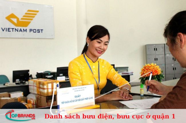 Bưu điện Quận 1 Đội chuyển phát nhanh Sài Gòn