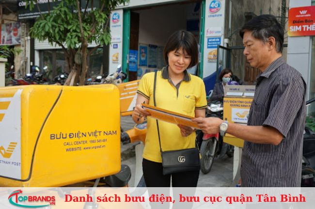 Danh sách các bưu điện, bưu cục quận Tân Bình - TPHCM
