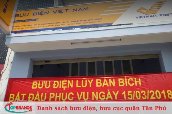 Bưu điện quận Tân Phú – Lũy Bán Bích