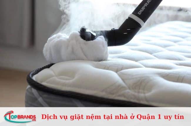 Dịch vụ giặt nệm tại nhà ở Quận 1 uy tín