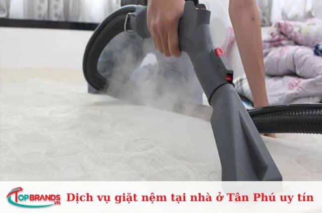 Dịch vụ giặt nệm tại nhà ở Quận Tân Phú uy tín