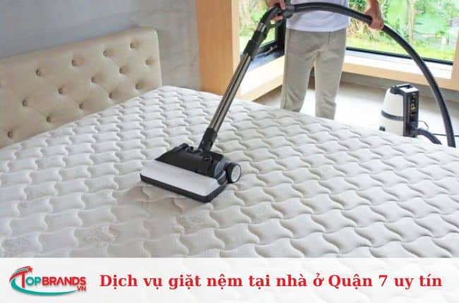 Dịch vụ giặt nệm tại nhà ở Quận 7 uy tín