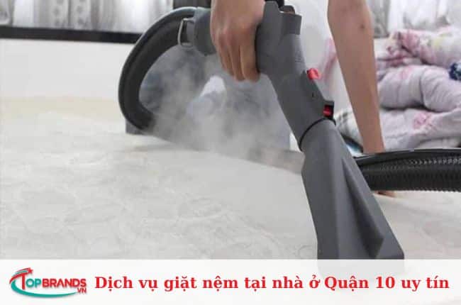 Dịch vụ giặt nệm tại nhà ở Quận 10 uy tín