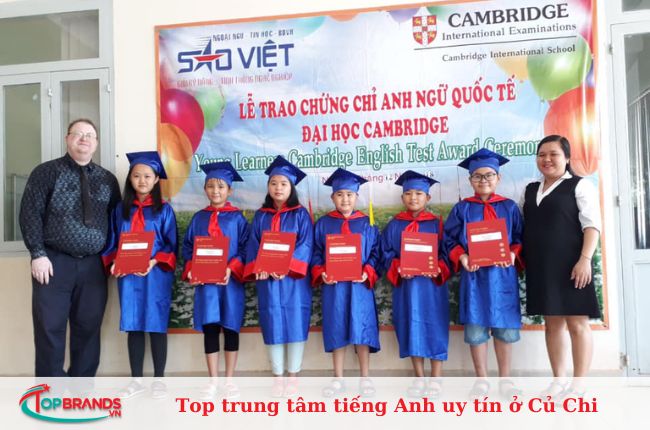 Ngoại ngữ Sao Việt là trung tâm Anh ngữ trẻ em tại Củ Chi