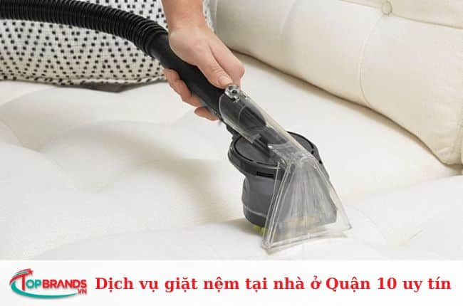 Dịch vụ giặt nệm tại nhà ở Quận 10 uy tín