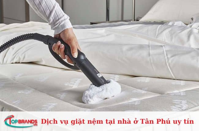 Dịch vụ giặt nệm tại nhà ở Quận Tân Phú uy tín