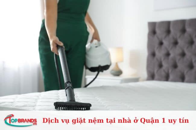 Dịch vụ giặt nệm tại nhà ở Quận 1 uy tín