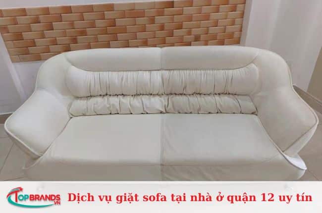 Dịch vụ giặt sofa tại nhà ở quận 12 uy tín