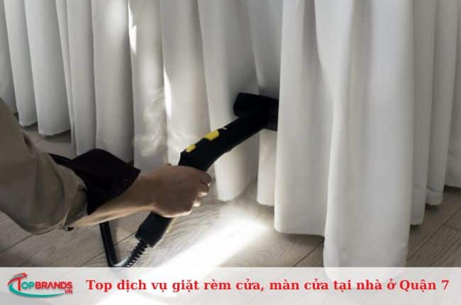 Top dịch vụ giặt rèm cửa, màn cửa tại nhà ở Quận 7