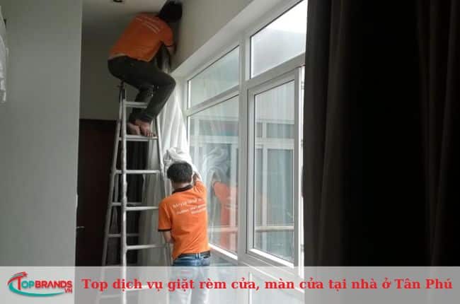 Top dịch vụ giặt rèm cửa, màn cửa tại nhà ở Tân Phú