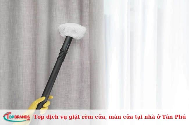 Top dịch vụ giặt rèm cửa, màn cửa tại nhà ở Tân Phú