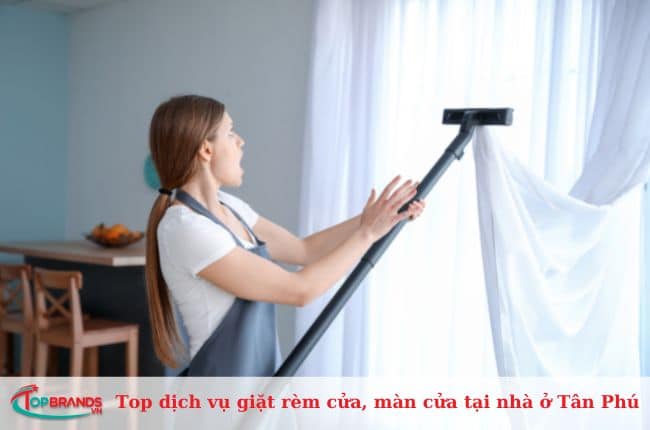 Top dịch vụ giặt rèm cửa, màn cửa tại nhà ở Tân Phú