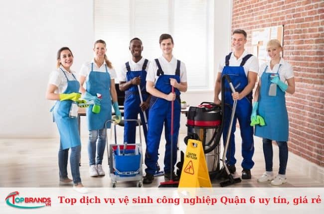 Top dịch vụ vệ sinh công nghiệp Quận 6 uy tín, giá rẻ