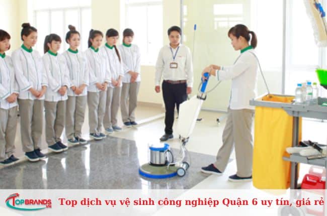 Top dịch vụ vệ sinh công nghiệp Quận 6 uy tín, giá rẻ