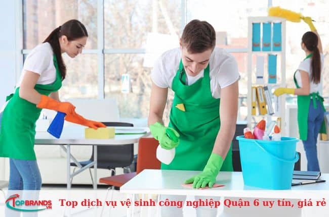 Top dịch vụ vệ sinh công nghiệp Quận 6 uy tín, giá rẻ