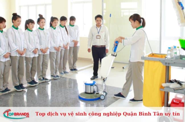 Top dịch vụ vệ sinh công nghiệp Quận Bình Tân uy tín