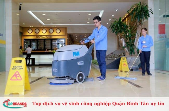 Top dịch vụ vệ sinh công nghiệp Quận Bình Tân uy tín